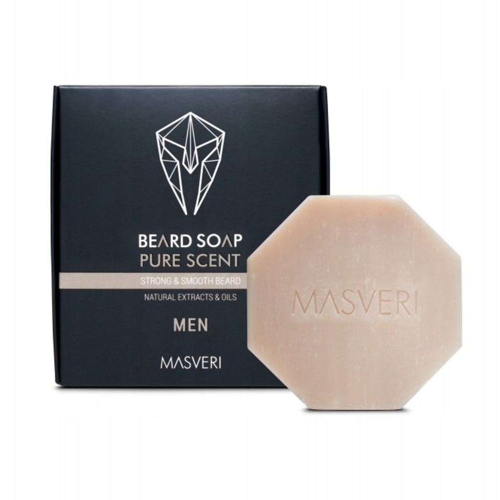 Masveri, Pure Scent Beard Soap Mydło do Brody, 100 g