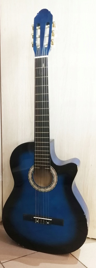 Gitara Klasyczna niebieska