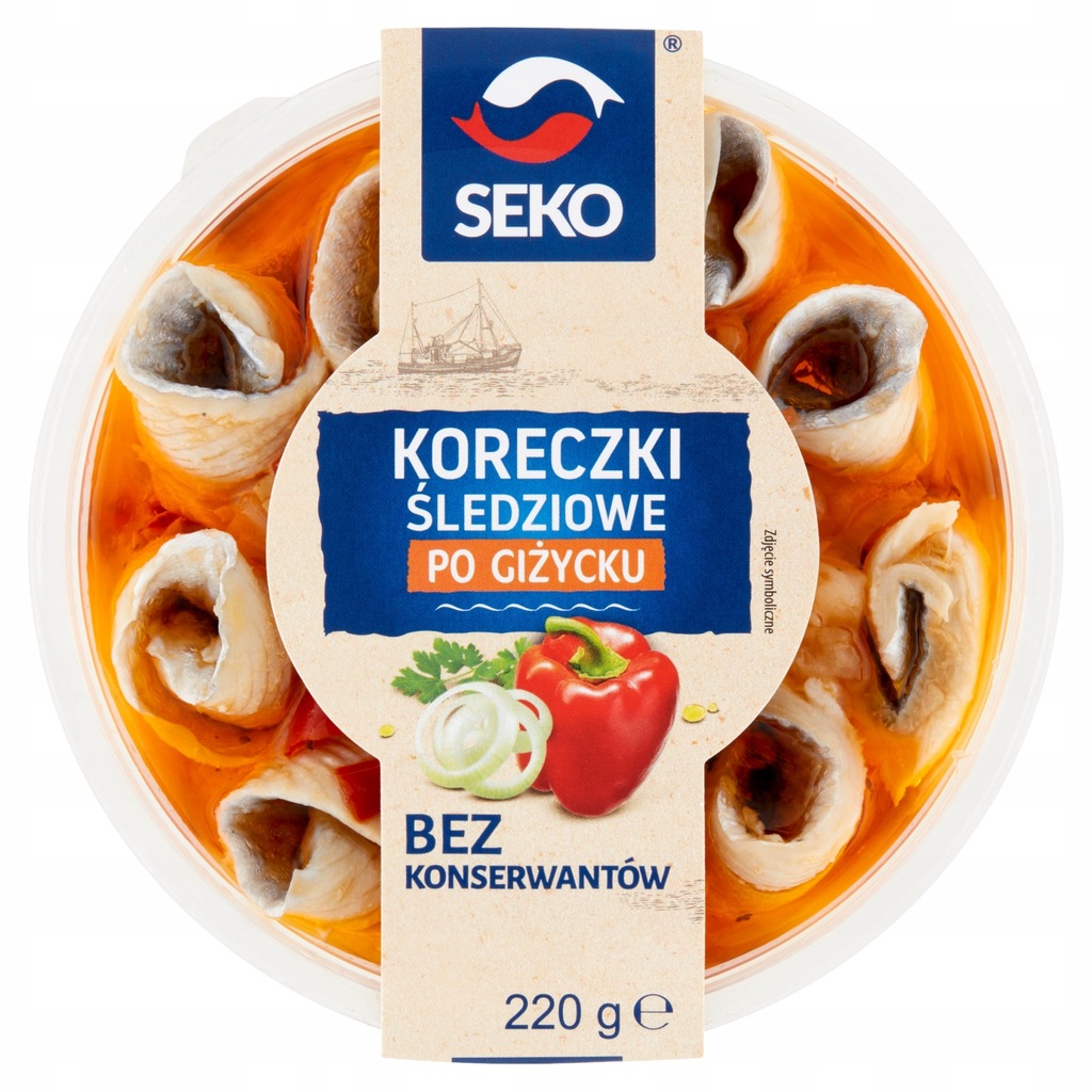 Seko Koreczki śledziowe po giżycku 220 g