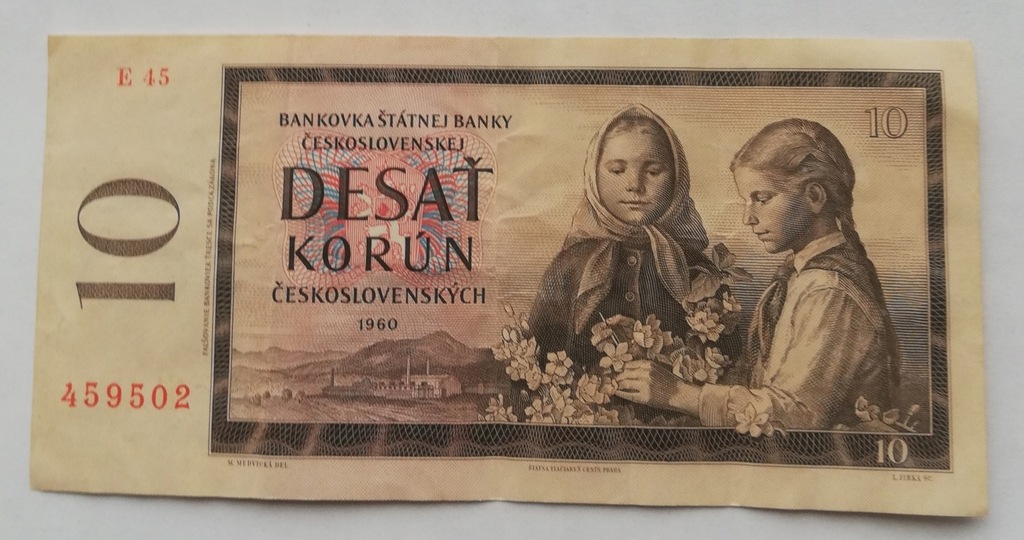 Czechy 10 koron 1960