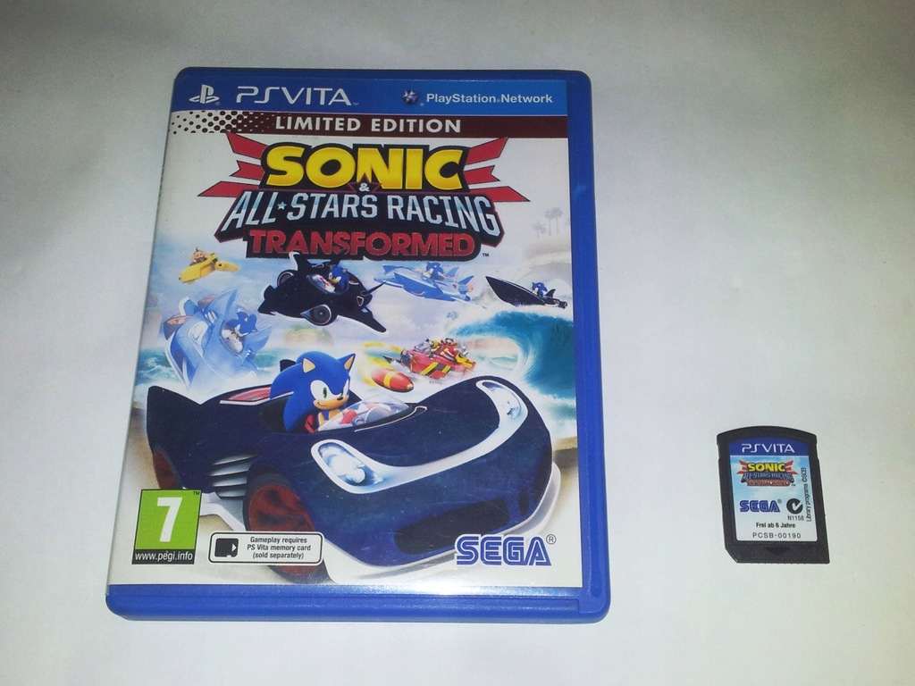 Sonic and All-Stars Racing Transformed --- PS Vita --- Unikat --- Wyścigi