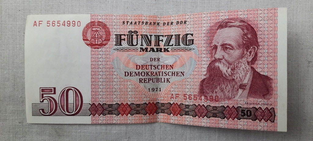 Banknot 50 marek 1971 r. Niemcy