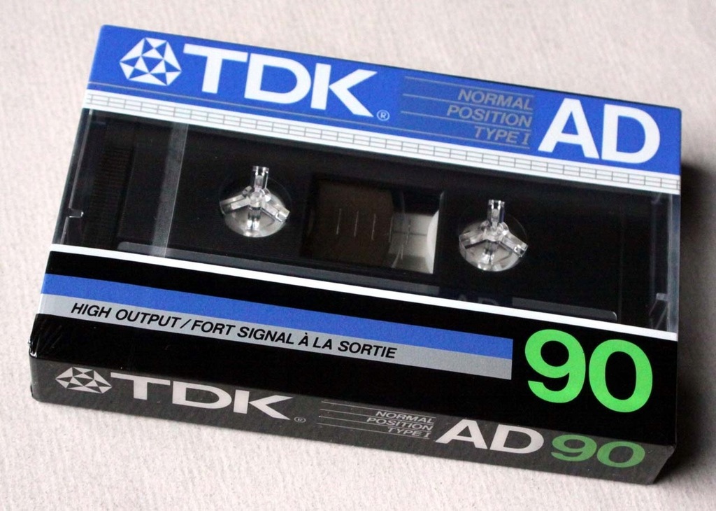 TDK AD 90, rok 1985, USA, Pewex.