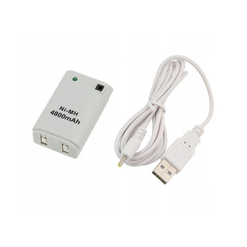 BATERIA XBOX 360 PADA AKUMULATOR 4800mA + KABEL