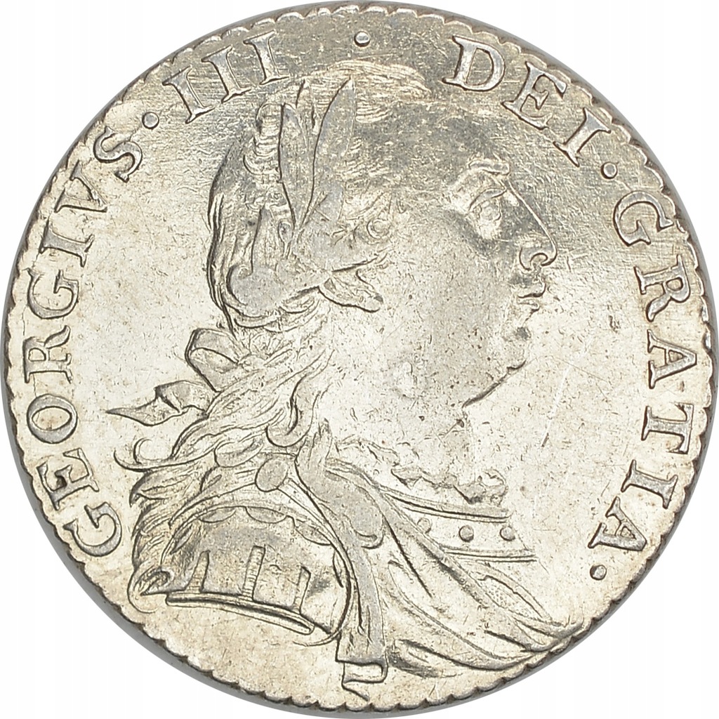 8.fu.WLK.BRYTANIA, JERZY III, 1 SZYLING 1787