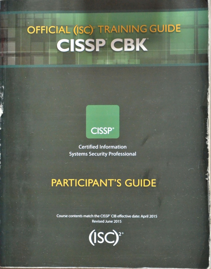 Official (ISC)2 Training Guide CISSP CBK fiszki