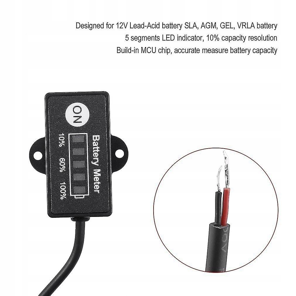 Lead Acid Battery Fuel Gauge Indicator Meter For 12708213759
