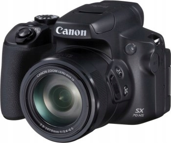 Aparat cyfrowy Canon PowerShot SX70 HS Czarny (307