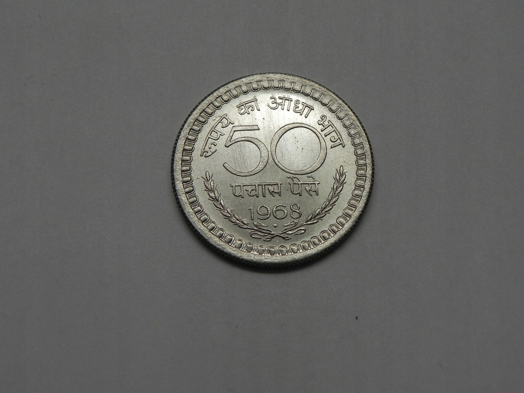 5452/ 50 PAISE 1968 INDIE
