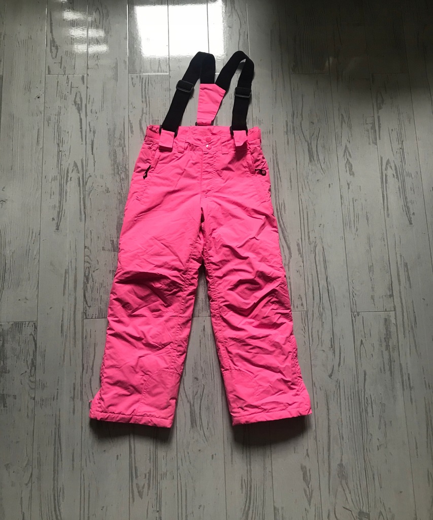 Reserved spodnie narciarskie różowe 128