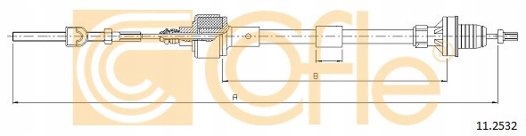 LINKA SPRZĘGŁA COFLE 11.2532 OPEL CORSA B 96-