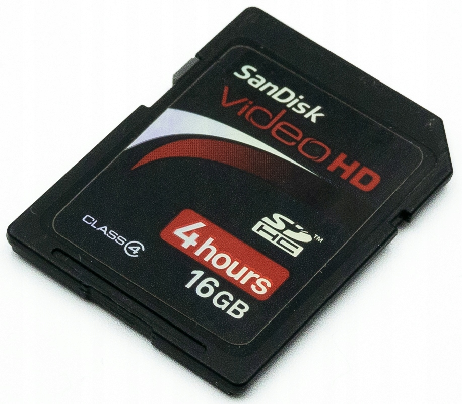 KARTA PAMIĘCI SANDISK Video HD SDHC 16GB BL0907613458G