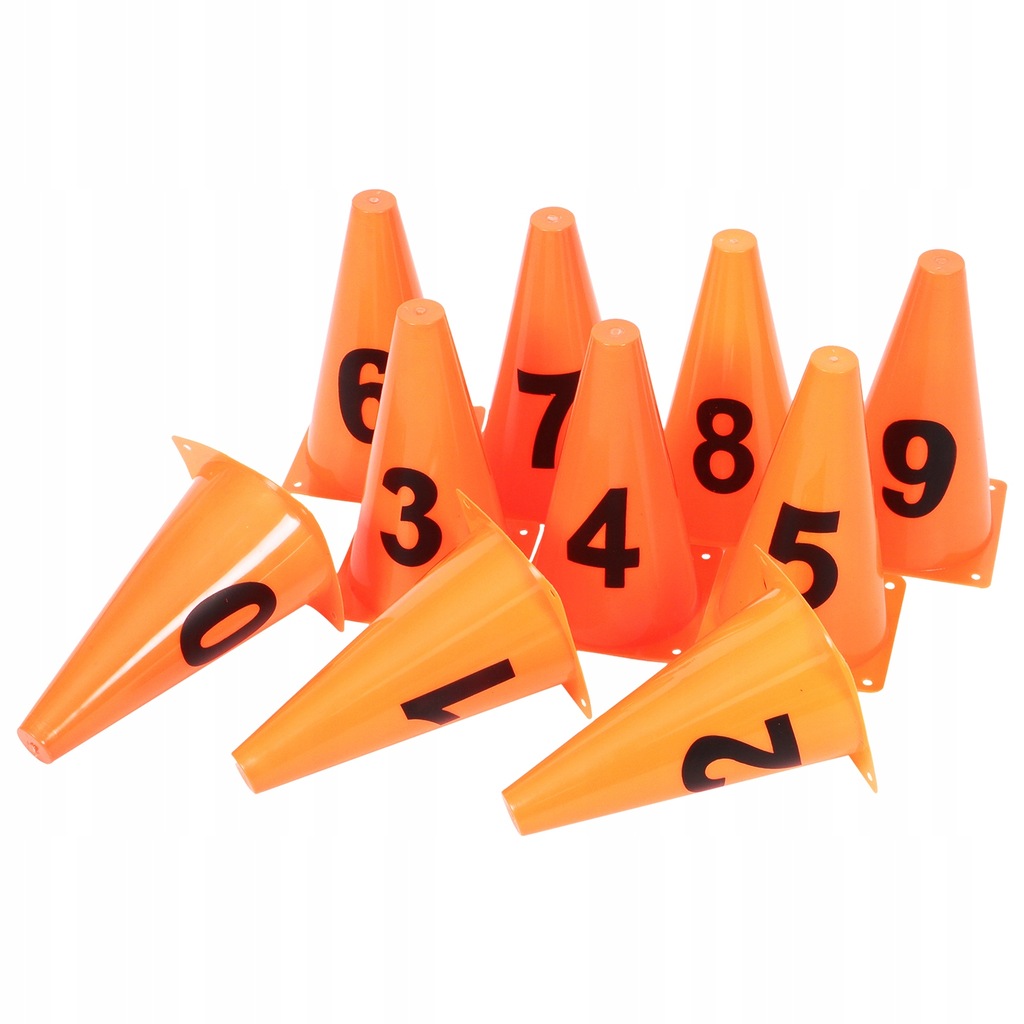 1 SET OF NUMBERED SOCCER CONES SOCCER TRAINING