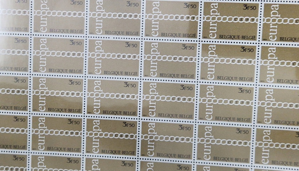 #45 ARKUSZ BELGIA CZYSTY