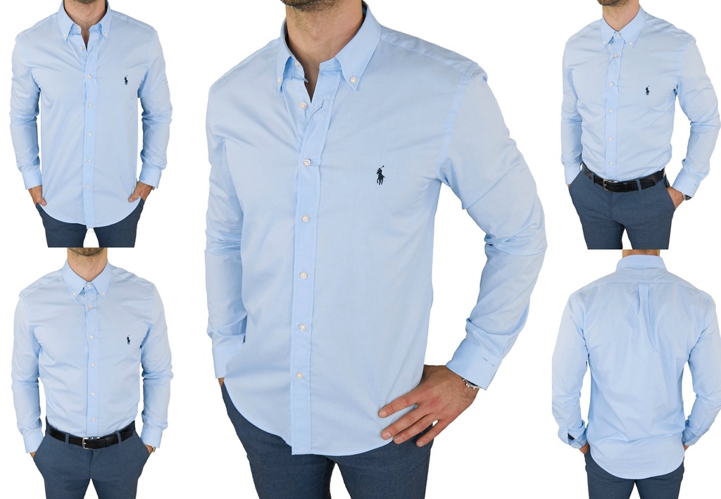 KOSZULA RALPH LAUREN POLO RÓŻNE WZORY SLIM FIT M