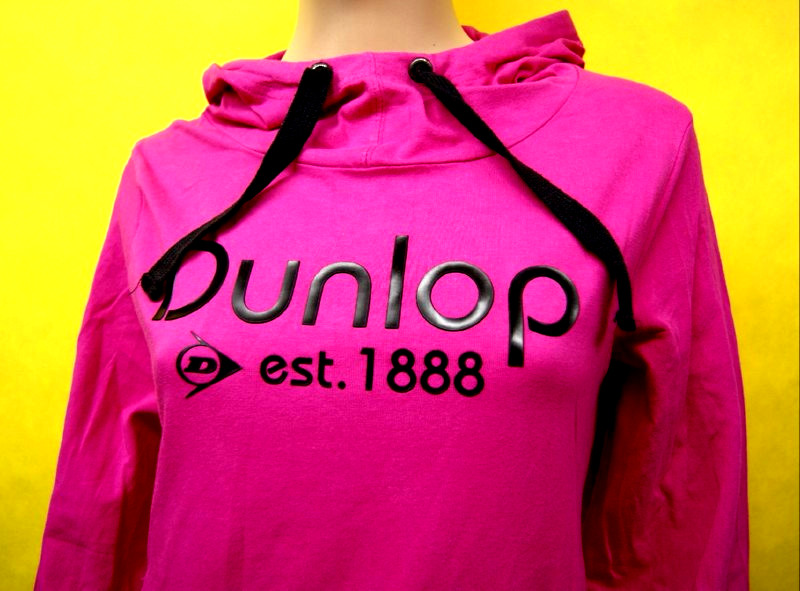 BLUZA Z KAPTUREM FUKSJA PINK  DUNLOP ADIDAS R.36/S