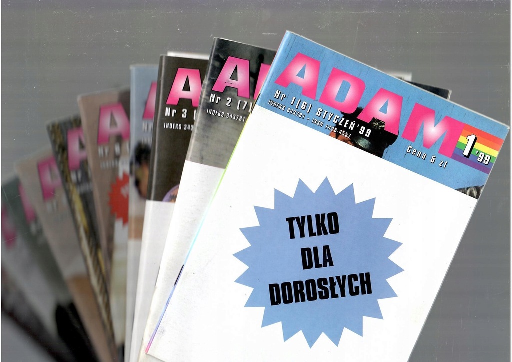 Magazyn dla dorosłych Adam kompletny rocznik 1999