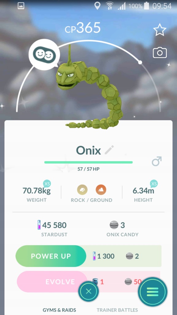 Konto Pokemon Go Shiny Onix Heatmor Oficjalne Archiwum Allegro