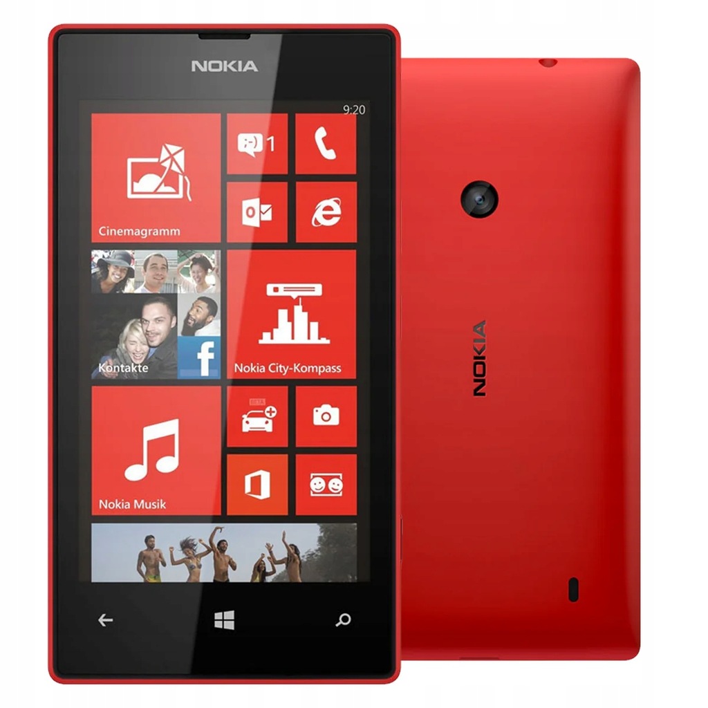 Nokia Lumia 520 Czerwony, S019