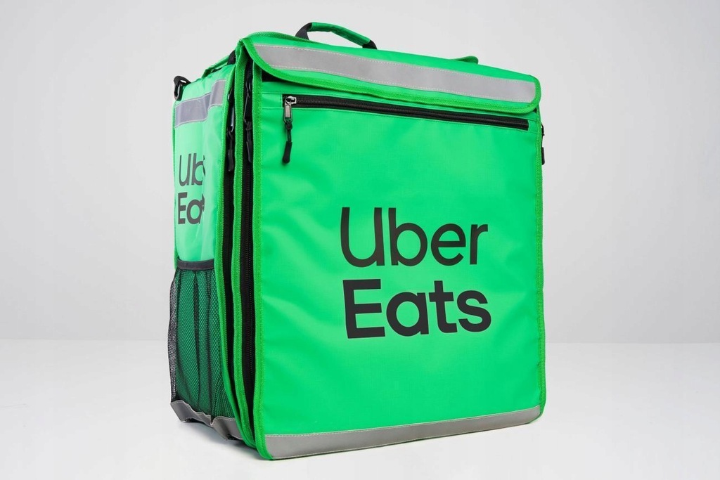 Plecak torba termiczna teleskopowa na jedzenie UBER EATS PYSZNE KURIER WOLT