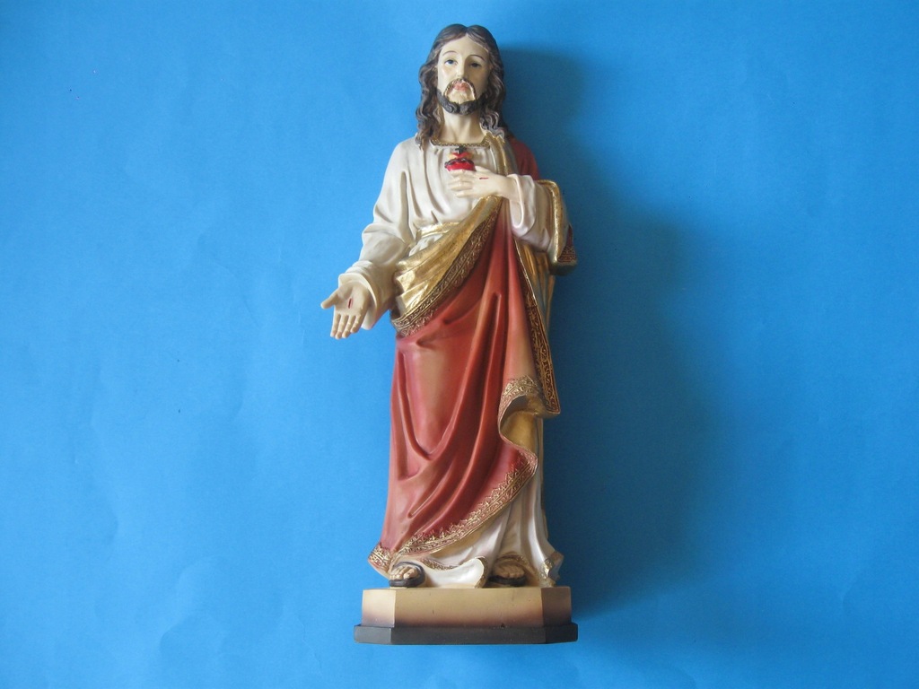 Figurka Serce Pana Jezusa z żywicy 40 cm+pudełko