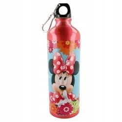 Minnie Mouse - Butelka aluminiowa z karabińczykiem