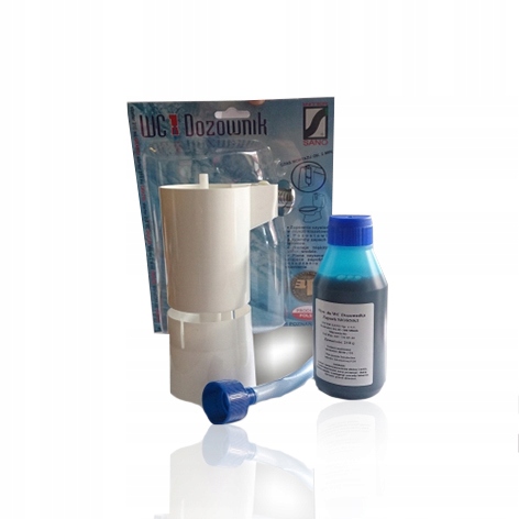 WC Dozownik do spłuczek kompaktów zapach płyn akc