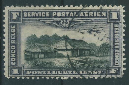 Congo Belge 1 fr. - Luchtdienst