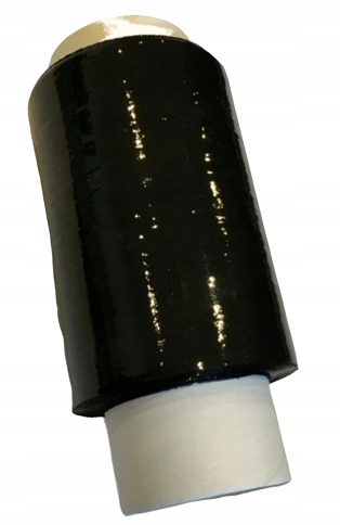 Folia stretch mini wrap do pakowania owijanie 10cm czarna