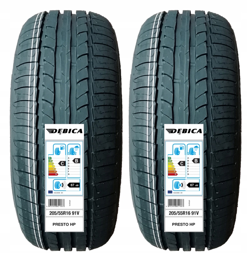 2 x 205/55R16 DĘBICA PRESTO HP opony letnie 2019