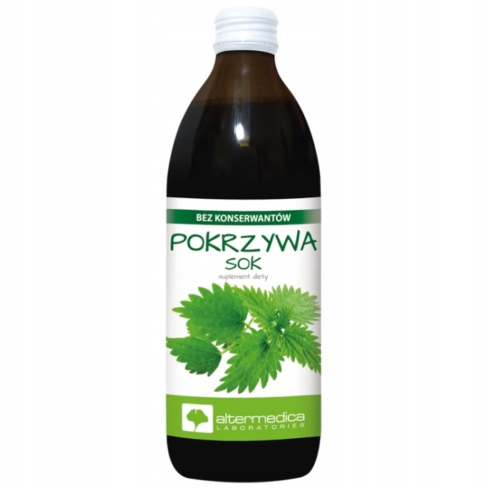 Sok z POKRZYWY Pokrzywa 500ml - Altermedica