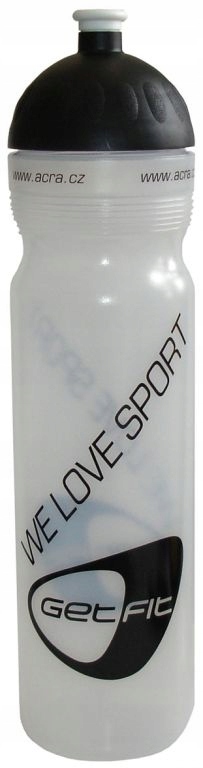 Butelka sportowa 1L biała
