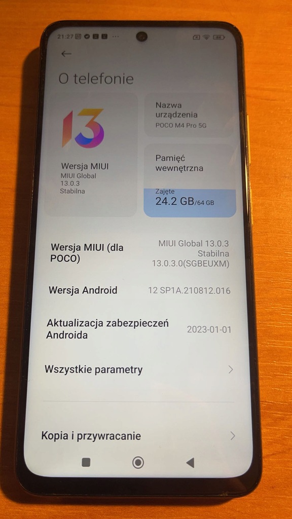 Smartfon Xiaomi POCO M4 Pro 5G 4/64GB 6,6'' FHD