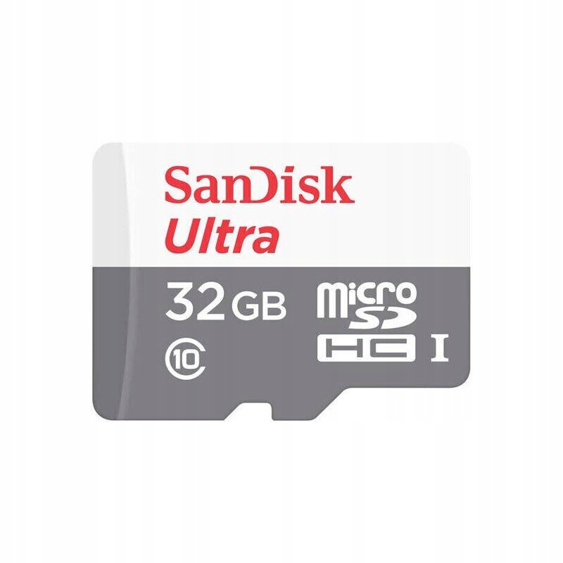 Karta pamięci SanDisk Micro SDHC Ultra Android 32GB UHS-I (100R/20W) (SDSQU