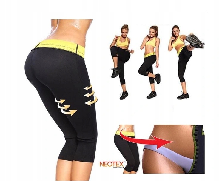 Spodenki spodnie neoprenowe fitness odchudzanie rozmier XXL