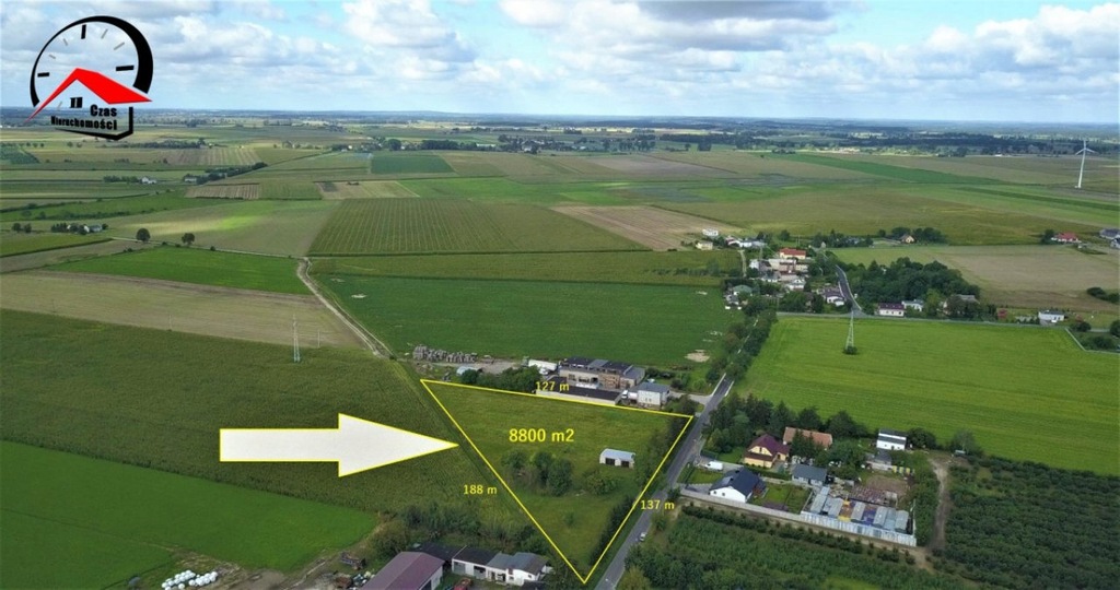 Działka, Tarkowo Górne, 8800 m²