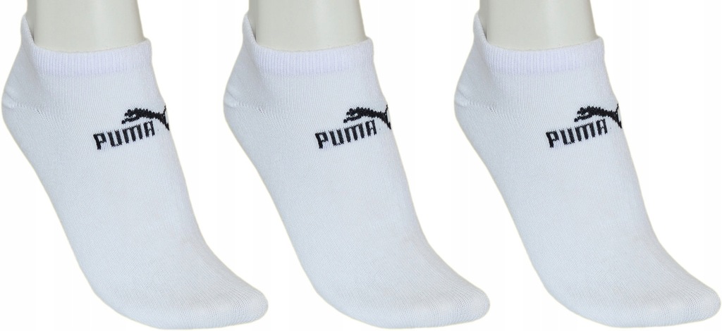 PUMA Skarpetki stopki białe 3-pak rozm. 39-42