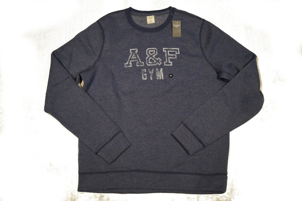 ABERCROMBIE Bluza Longsleeve Rozm XXL NIEBIESKA