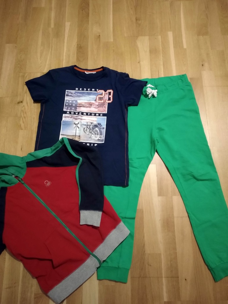 Benetton KappAhl 10 lat 146 dres spodnie bluza 3