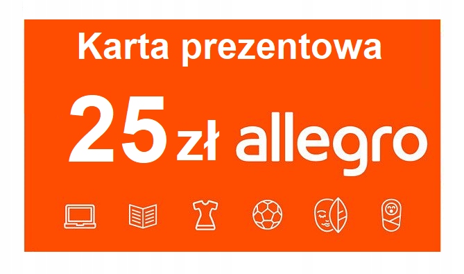 Allegro 25 Zl Karta Podarunkowa Kod 8434362042 Oficjalne Archiwum Allegro