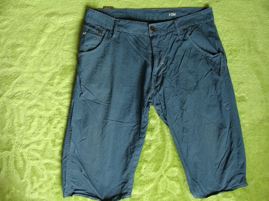 G-STAR RAW bermudy BAWEŁNA spodenki 34 PAS 86