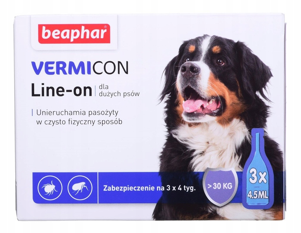 Beaphar krople na kleszcze i pasożyty dla psa od 3