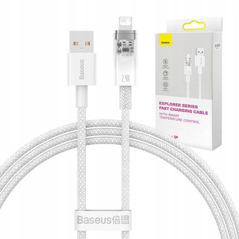 KABEL SZYBKO ŁADUJĄCY BASEUS USB DO LIGHTNING 1M