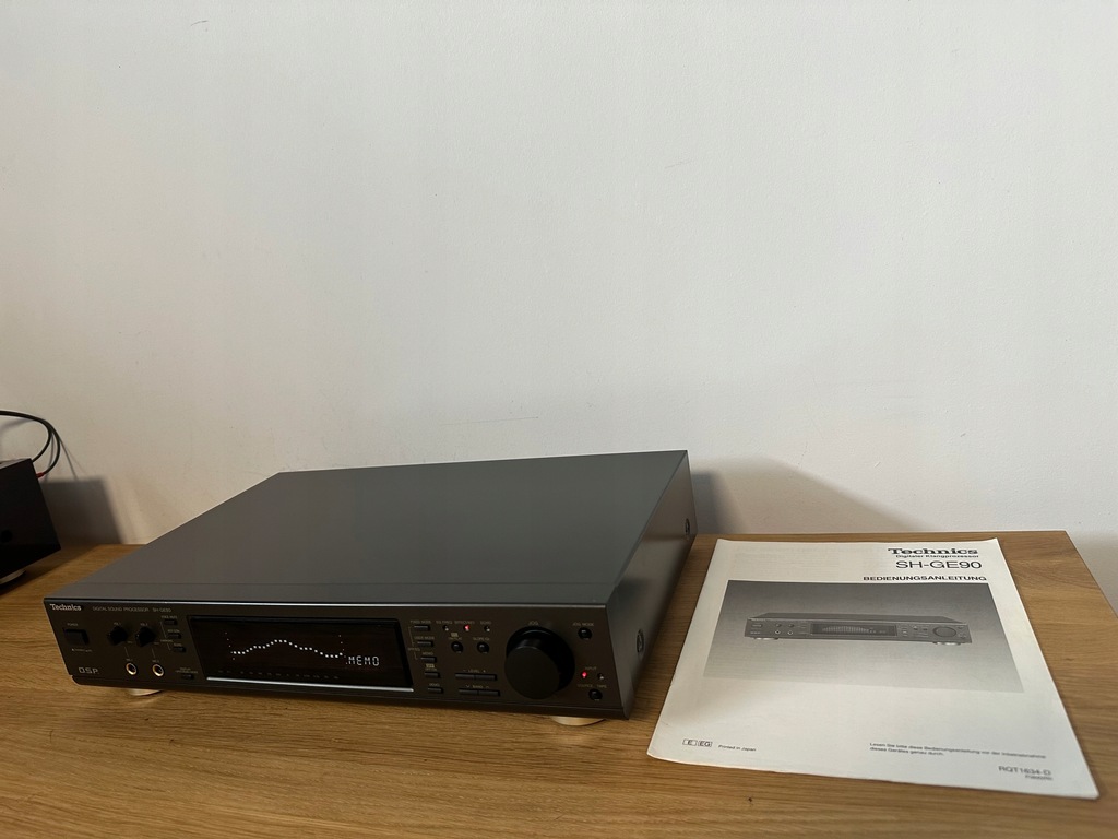 TECHNICS SH-GE90 PROCESOR KOREKTOR WYŚWIETLACZ JAK NOWY IGŁA + INSTRUKCJA !