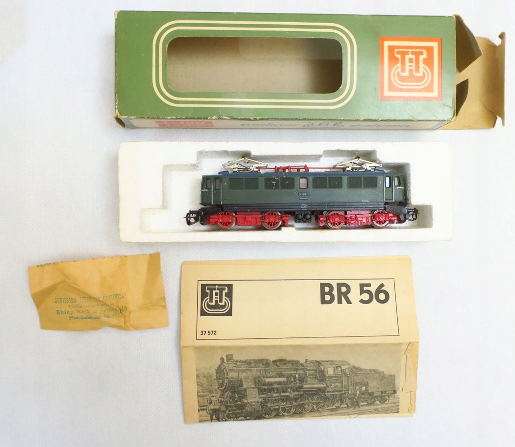 LOKOMOTYWA BR 56 TT 12 MM Z PUDEŁKIEM BDB - 12826934730 - oficjalne ...
