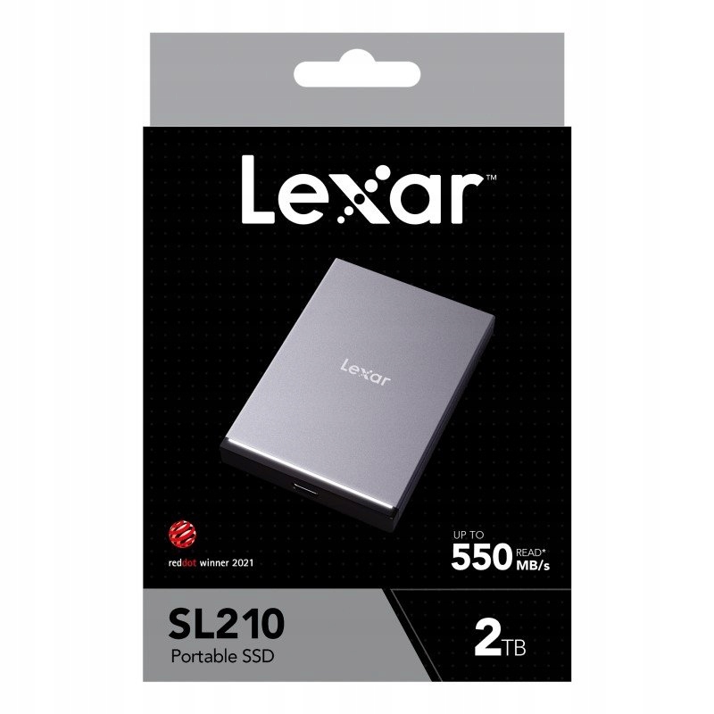 Lexar SL210 Portable SSD 2Tb USB 3.1 Type-C (LSL210X002T-RNNNG)