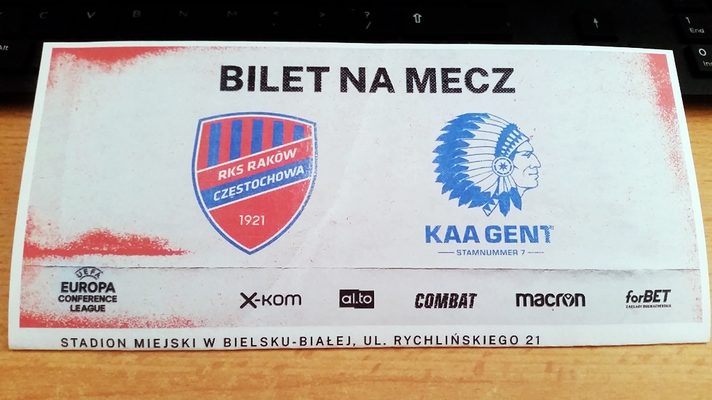 Купить RAKOW Czestochowa - KAA GENT 2021 электронный билет: отзывы, фото, характеристики в интерне-магазине Aredi.ru