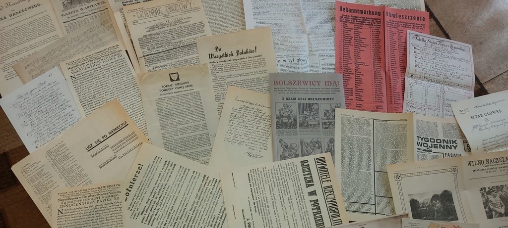 Mapy, gazety i broszury przedwojenne - Reprint