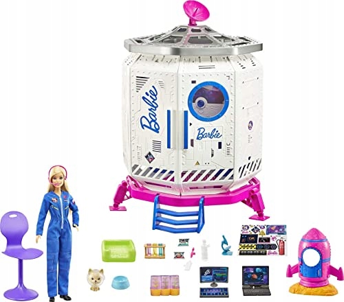 Barbie Zestaw Kosmiczne Odkrywanie, 20 akcesoriów,