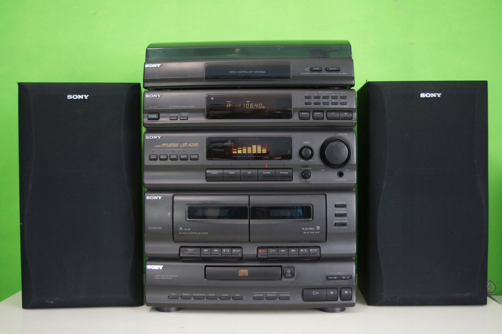 ŁADNA Wieża SONY LBT-A290 + Gramofon PS-LX56P